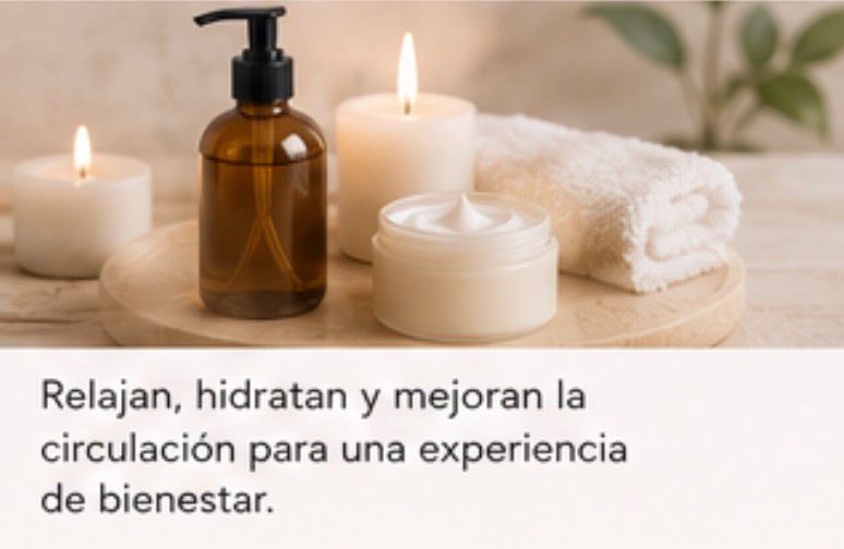 Aceites y cremas para masaje