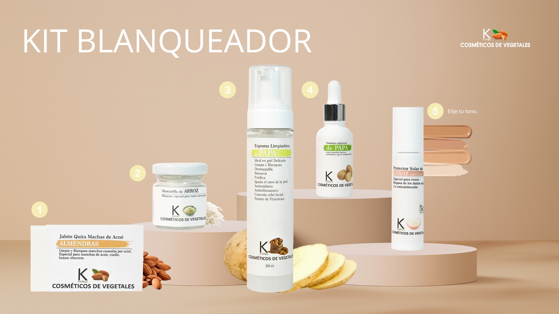Kit blanqueador